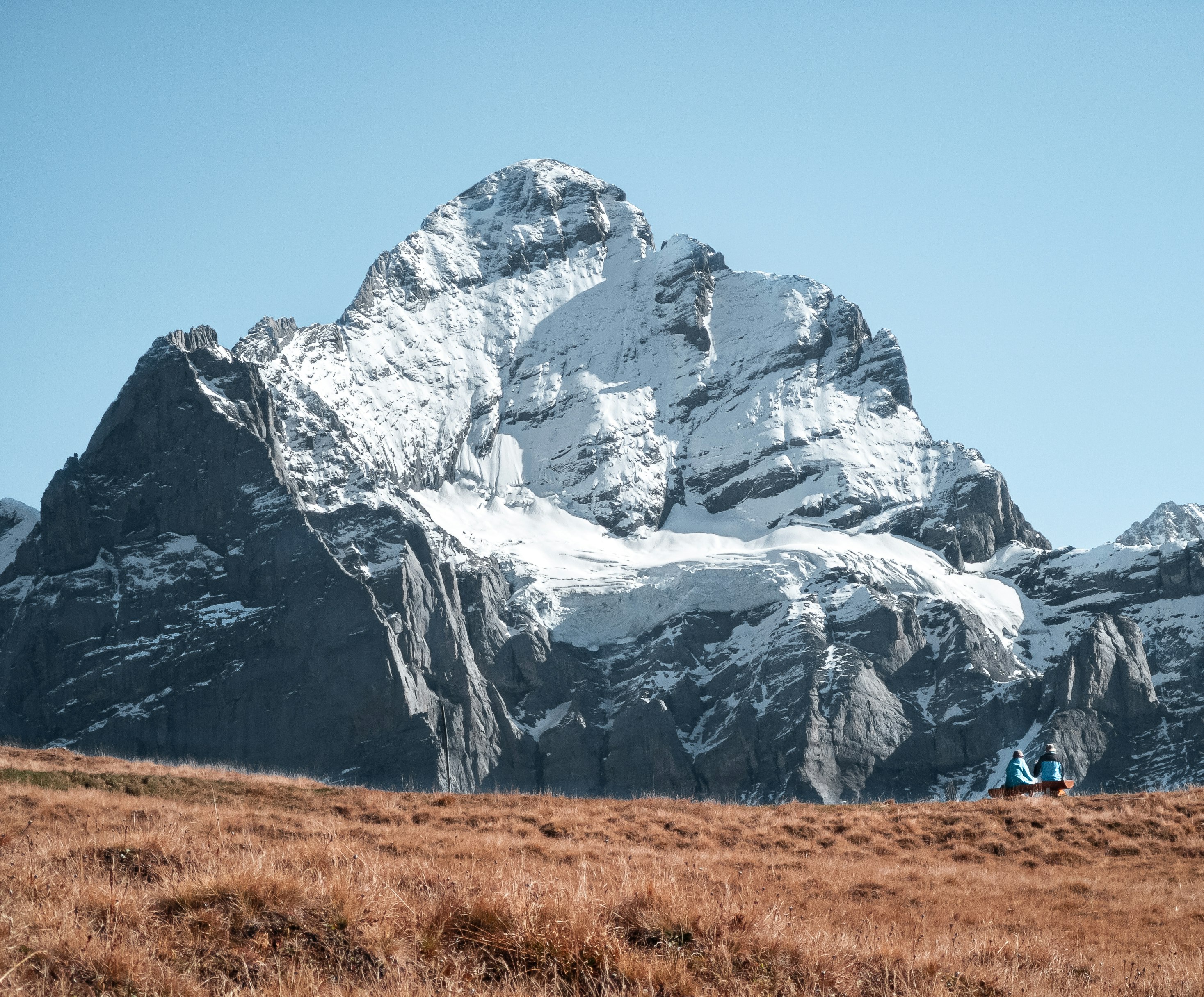 white and black mountain under blue sky during daytime